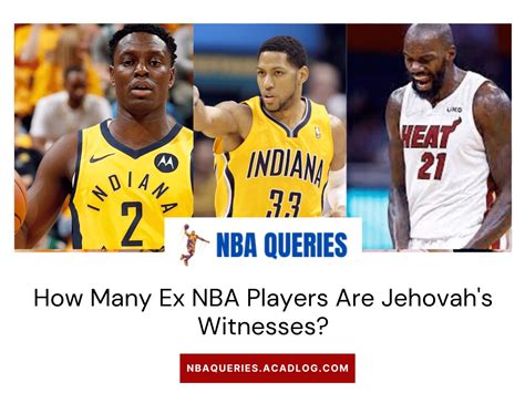 nba players that are now jehovah witnesses|15 Athletes Who Are Jehovahs Witnesses 2024: Profiles and。